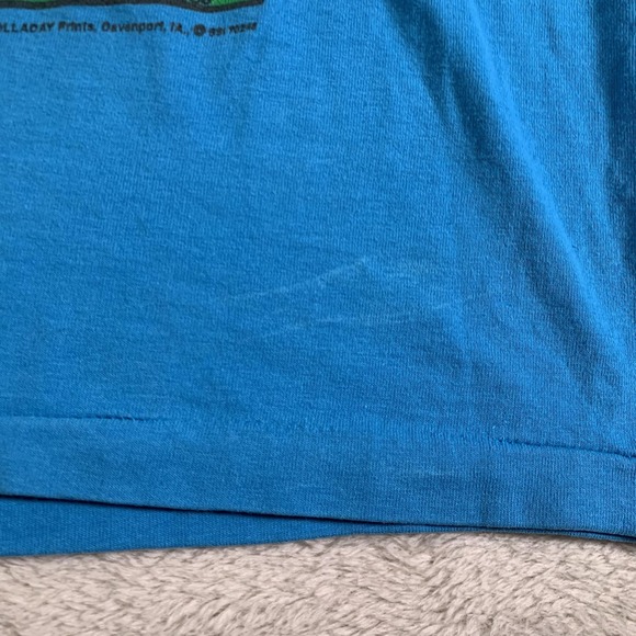 Vintage 19th Hole Golf Graphic Shirt Mens XL Blue SSI 1991 Bar Cartoon Made USA - Picture 3 of 12